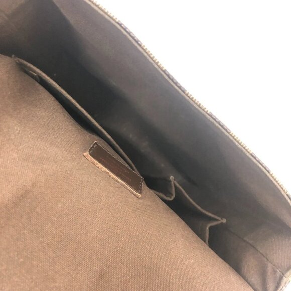 LOUIS VUITTON N51210 Brooklyn PM crossbody Shoulder Bag Damier Canvas Ebene - Picture 6 of 13